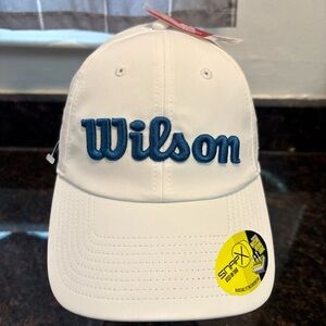 NEW Wilson Golf Pro Tour Adjustable Hat Cap White